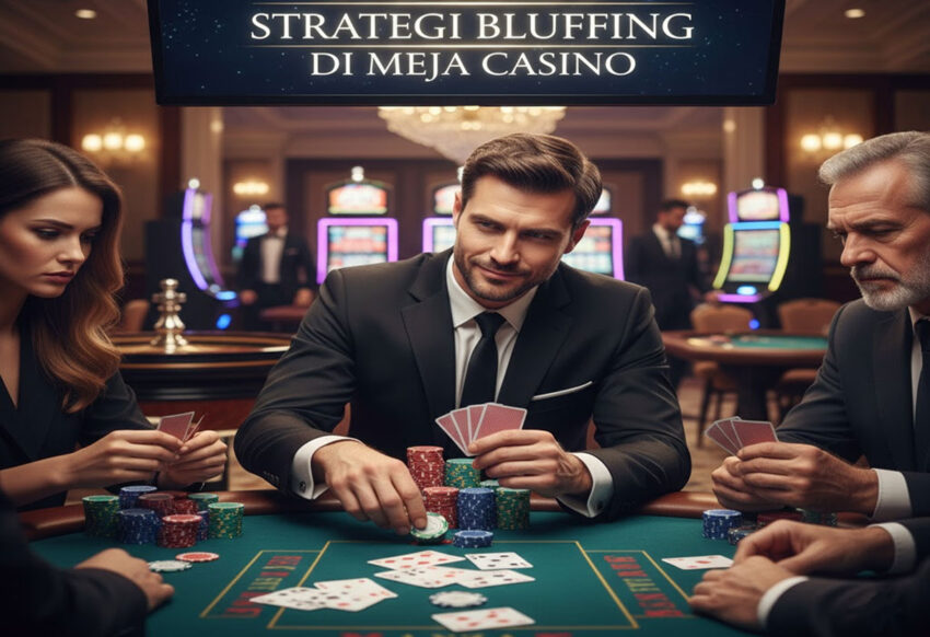 Poker: Strategi Bluffing di Meja Casino